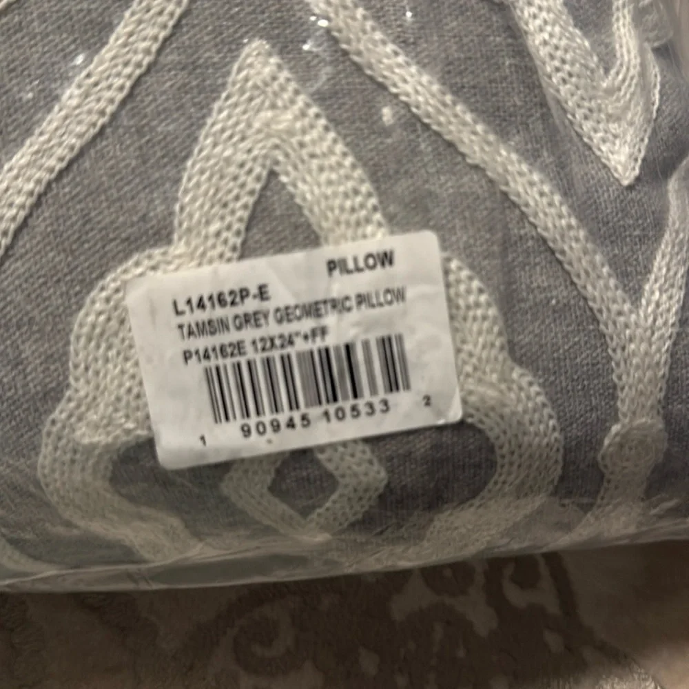 Levtex Home Gray Feather Filled    Decorative Pillow